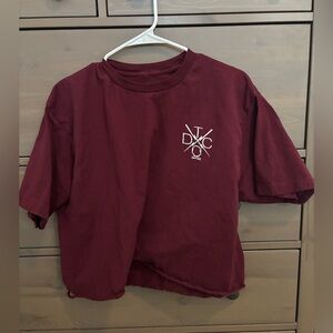 TDC Cropped Distressed Tee - NWOT